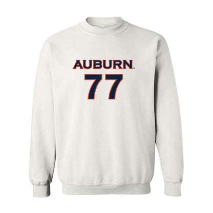 Auburn - NCAA Women's Soccer : Mya Williams - White Replica Shersey Sweatshirt