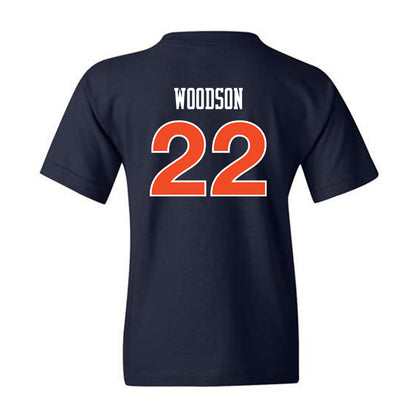 Auburn - NCAA Women's Soccer : Olivia Woodson - Navy Replica Shersey Youth T-Shirt