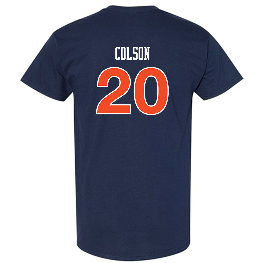 Auburn - NCAA Women's Soccer : Hayden Colson - Navy Replica Shersey Short Sleeve T-Shirt