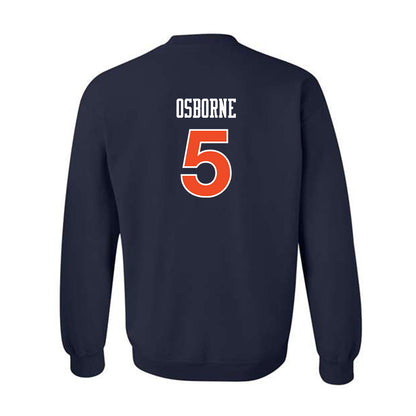 Auburn - NCAA Women's Soccer : Jessica Osborne - Navy Replica Shersey Sweatshirt