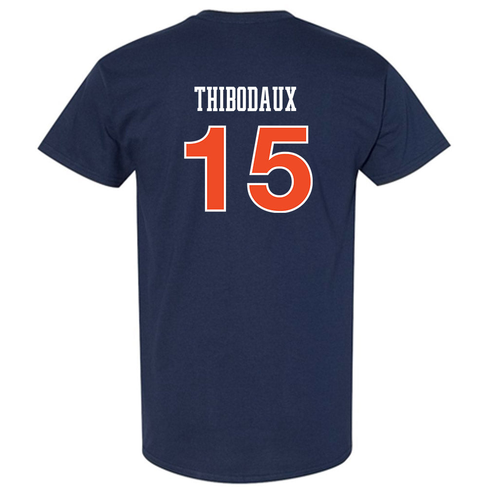 Auburn - NCAA Women's Soccer : Sydnie Thibodaux - Navy Replica Shersey Short Sleeve T-Shirt