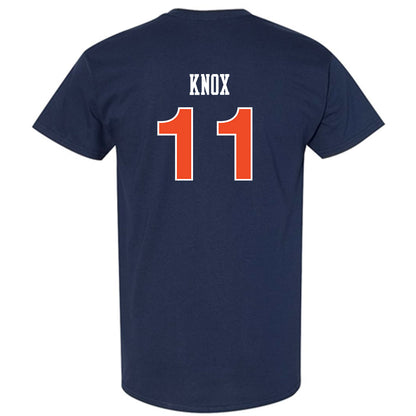 Auburn - NCAA Women's Soccer : LJ Knox - Navy Replica Shersey Short Sleeve T-Shirt