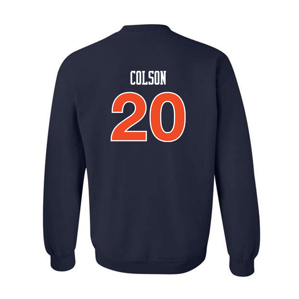Auburn - NCAA Women's Soccer : Hayden Colson - Navy Replica Shersey Sweatshirt
