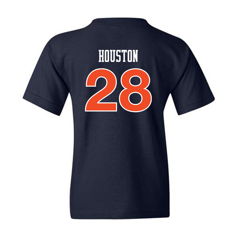 Auburn - NCAA Women's Soccer : Erin Houston - Navy Replica Shersey Youth T-Shirt