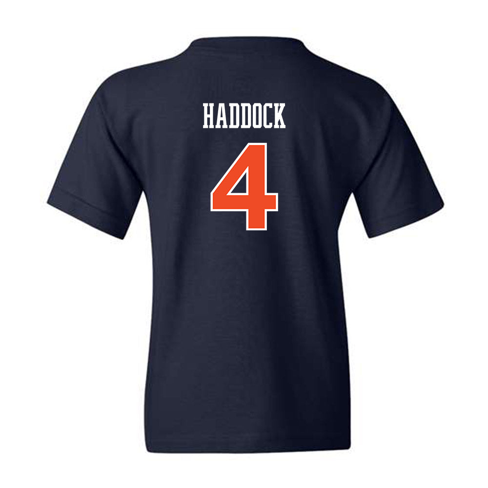 Auburn - NCAA Women's Soccer : Anna Haddock - Navy Replica Shersey Youth T-Shirt