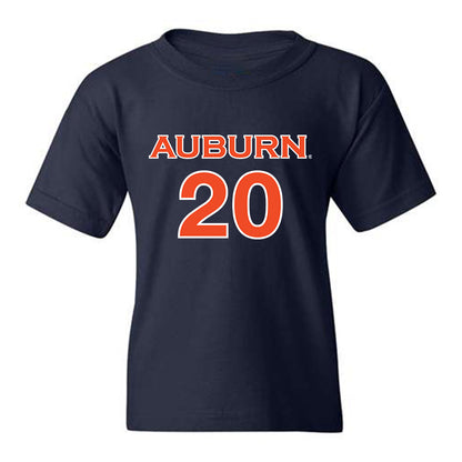 Auburn - NCAA Women's Soccer : Hayden Colson - Navy Replica Shersey Youth T-Shirt