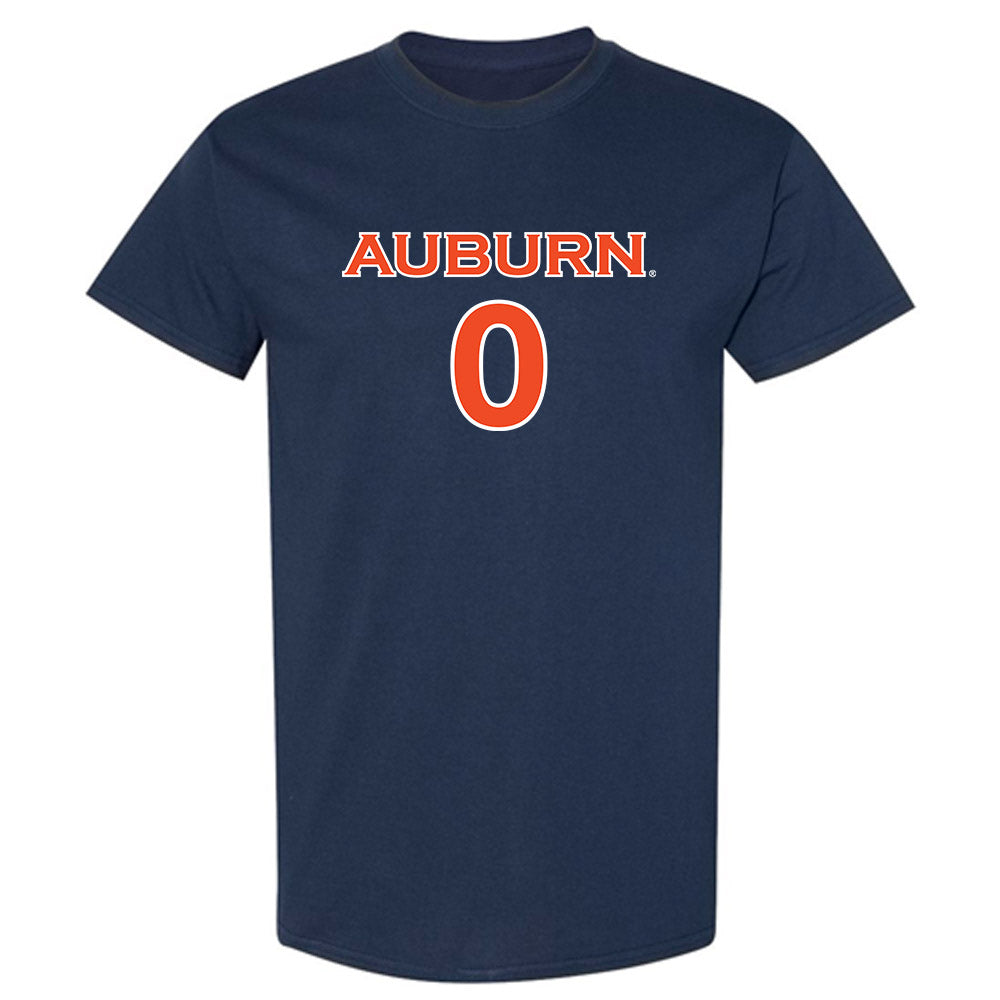 Auburn - NCAA Women's Soccer : Madeline Moore - Navy Replica Shersey Short Sleeve T-Shirt