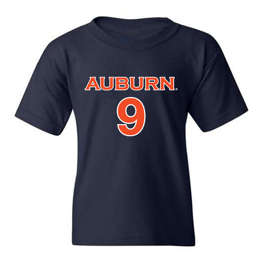 Auburn - NCAA Women's Soccer : Sydney Ritter - Navy Replica Shersey Youth T-Shirt
