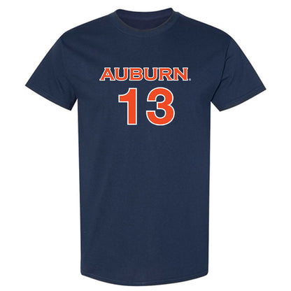 Auburn - NCAA Women's Soccer : Taylor Richards - Navy Replica Shersey Short Sleeve T-Shirt