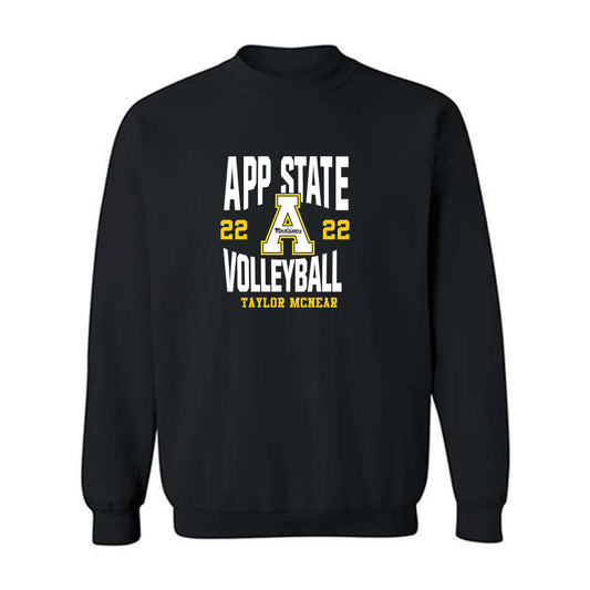 App State - NCAA Women's Volleyball : Taylor McNear - Crewneck Sweatshirt Classic Fashion Shersey