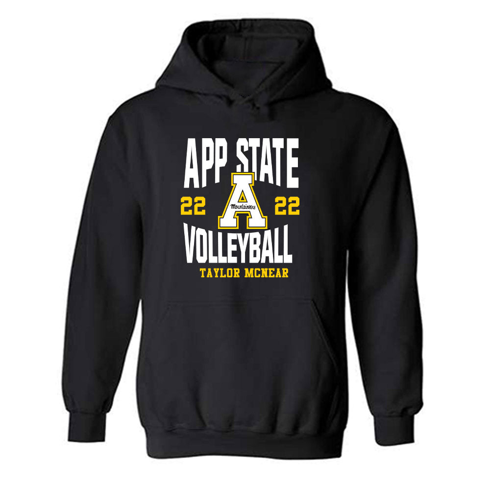 App State - NCAA Women's Volleyball : Taylor McNear - Hooded Sweatshirt Classic Fashion Shersey