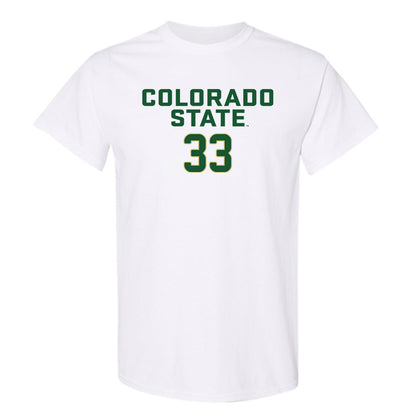 Colorado State - NCAA Women's Volleyball : Kekua Richards - White Replica Shersey Short Sleeve T-Shirt