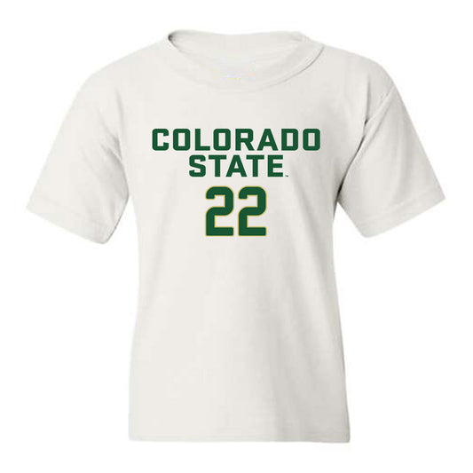 Colorado State - NCAA Women's Volleyball : Sarah Morton - Youth T-Shirt Replica Shersey
