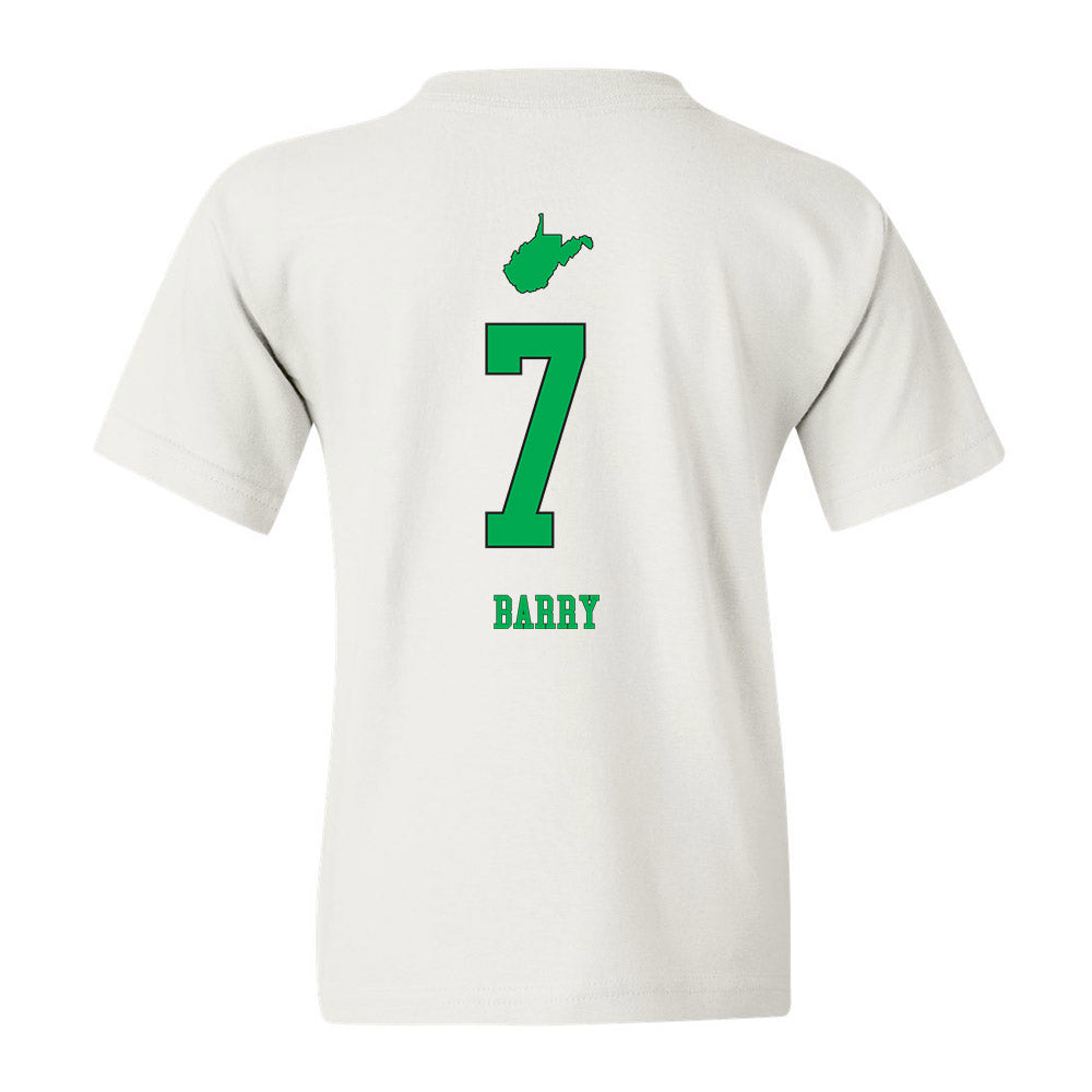 Marshall - NCAA Women's Volleyball : Elli Barry - White Replica Shersey Youth T-Shirt