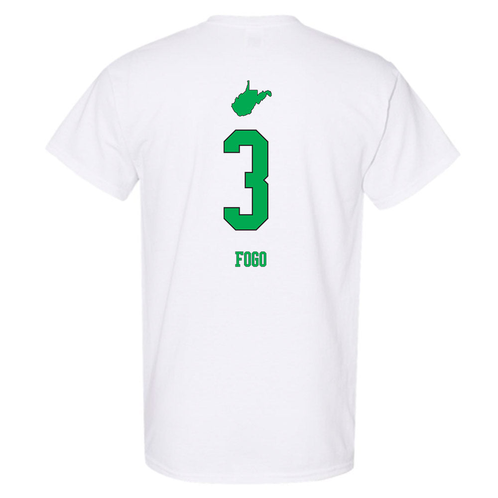 Marshall - NCAA Women's Volleyball : Olivia Fogo - White Replica Shersey Short Sleeve T-Shirt