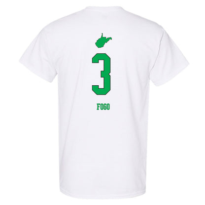 Marshall - NCAA Women's Volleyball : Olivia Fogo - White Replica Shersey Short Sleeve T-Shirt