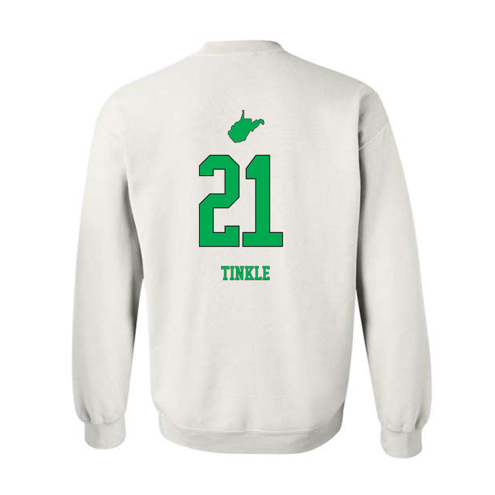 Marshall - NCAA Women's Volleyball : Regan Tinkle - White Replica Shersey Sweatshirt