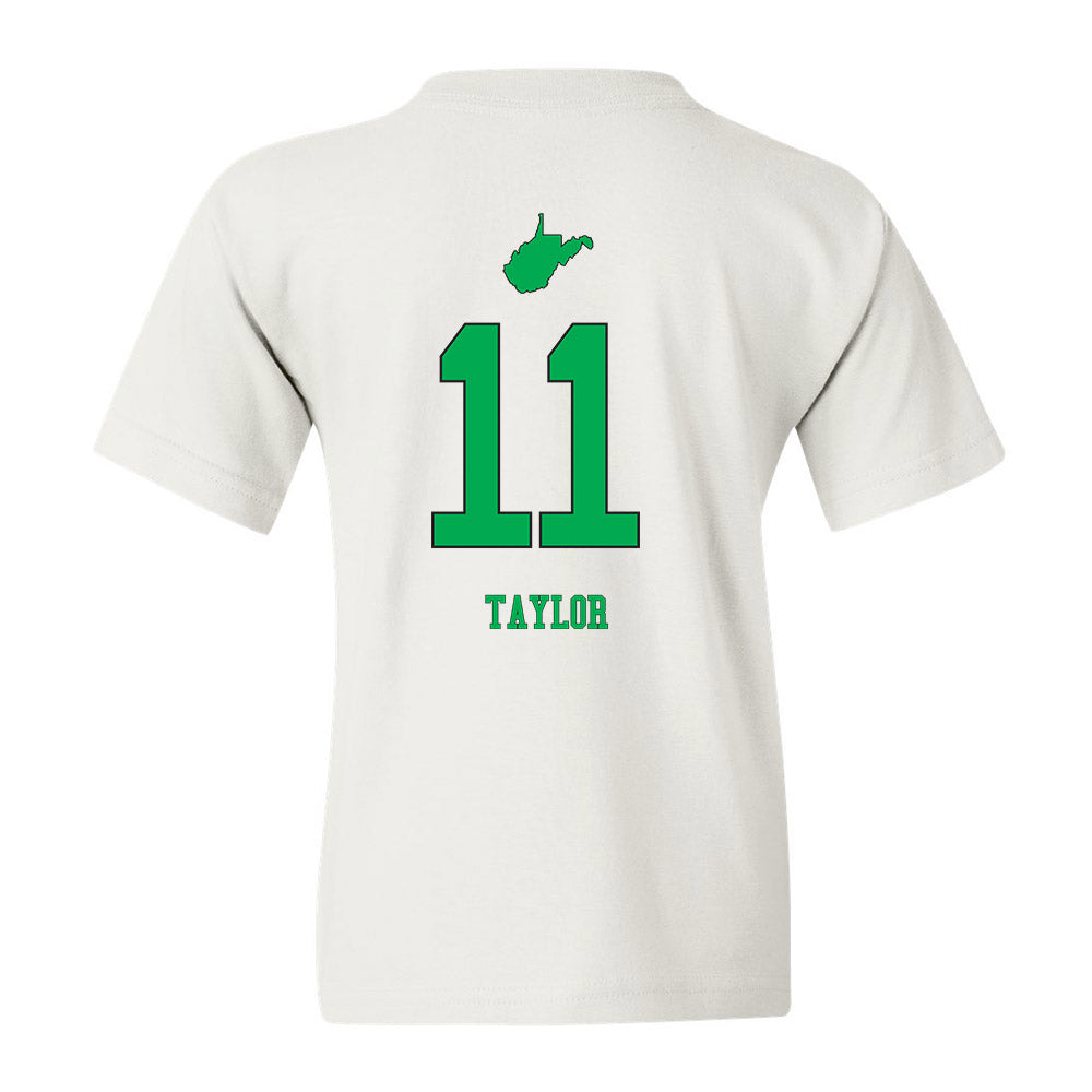 Marshall - NCAA Women's Volleyball : Megan Taylor - White Replica Shersey Youth T-Shirt