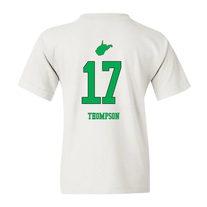 Marshall - NCAA Women's Volleyball : Bella Thompson - White Replica Shersey Youth T-Shirt