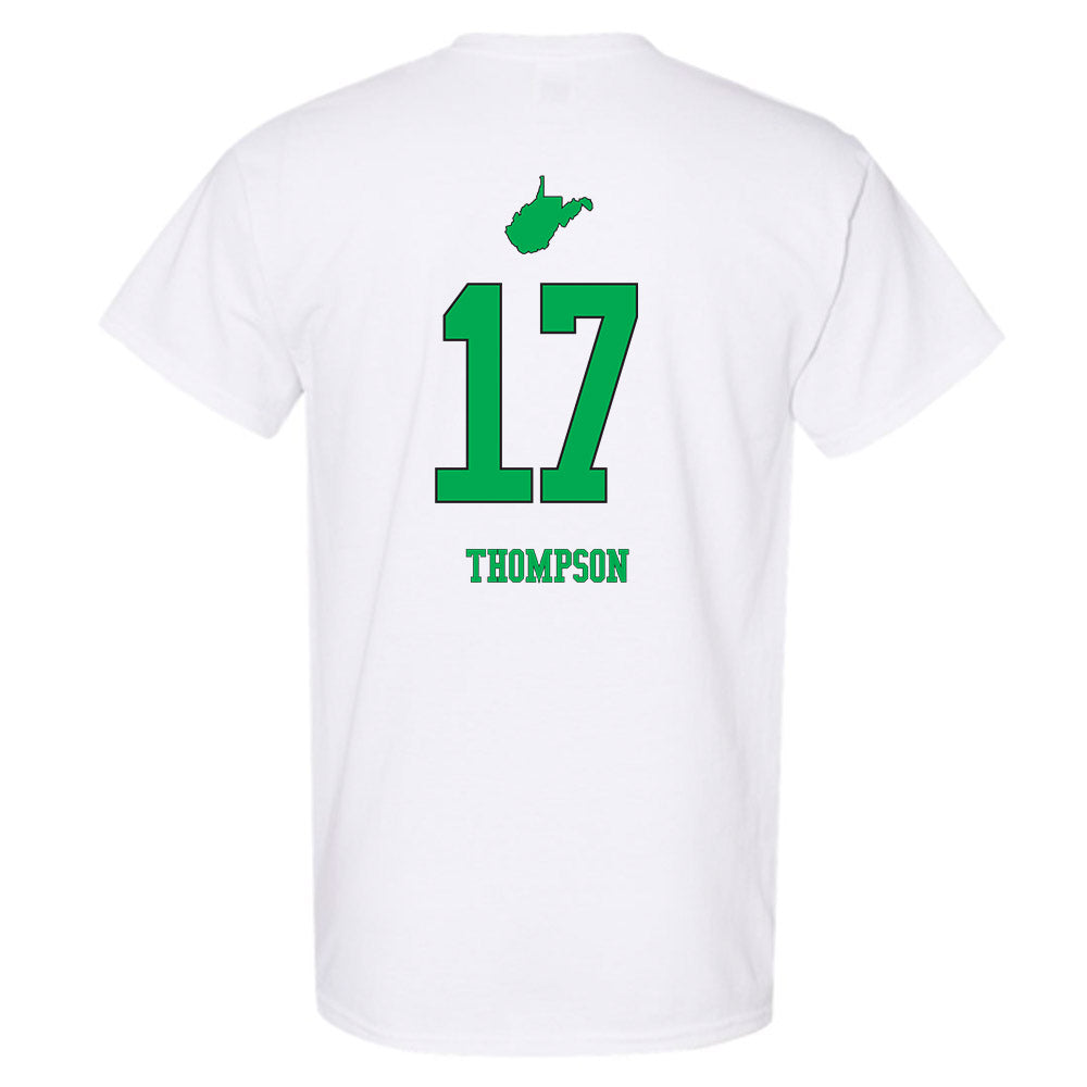 Marshall - NCAA Women's Volleyball : Bella Thompson - White Replica Shersey Short Sleeve T-Shirt