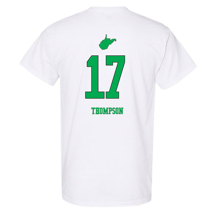 Marshall - NCAA Women's Volleyball : Bella Thompson - White Replica Shersey Short Sleeve T-Shirt