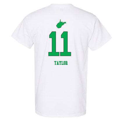 Marshall - NCAA Women's Volleyball : Megan Taylor - White Replica Shersey Short Sleeve T-Shirt