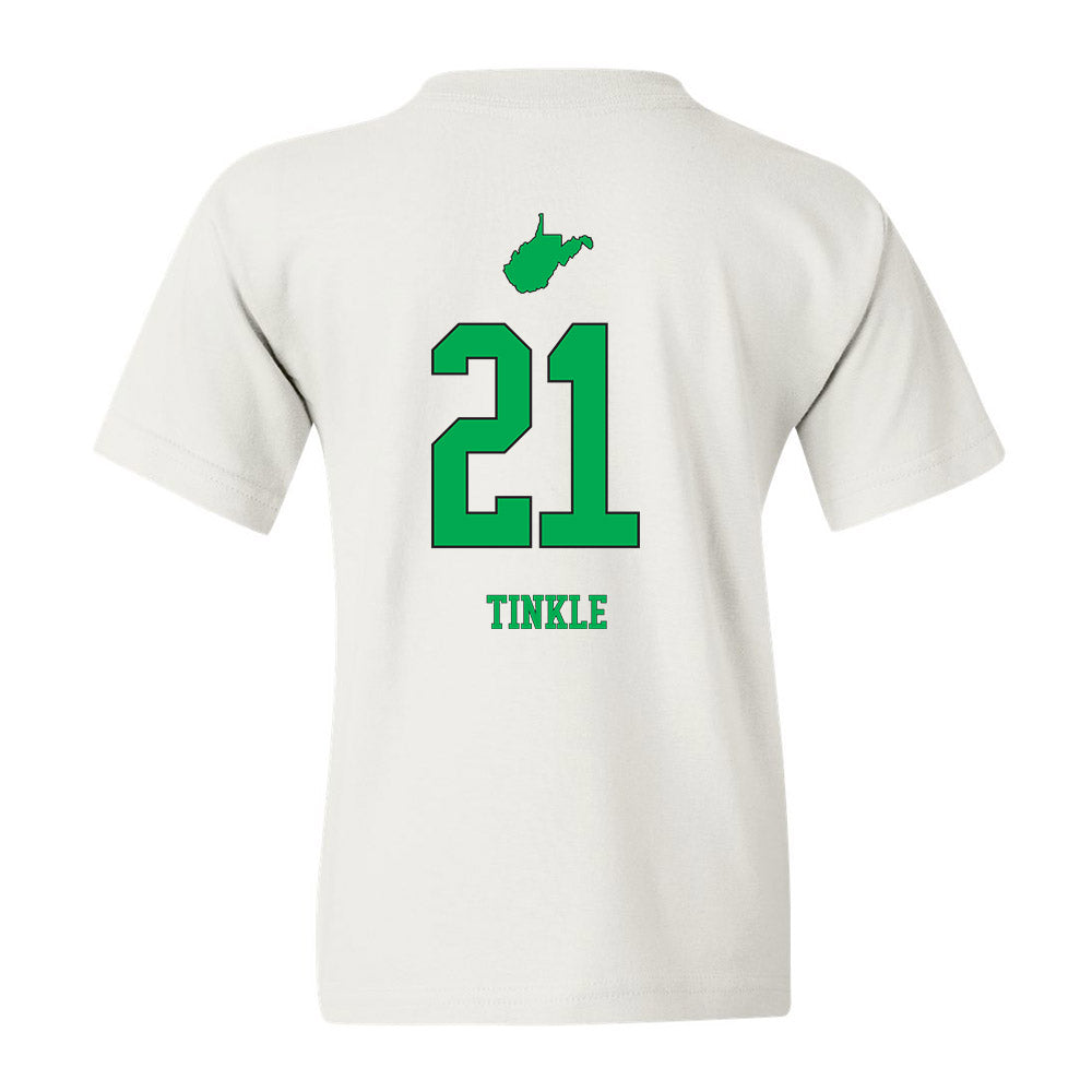 Marshall - NCAA Women's Volleyball : Regan Tinkle - White Replica Shersey Youth T-Shirt