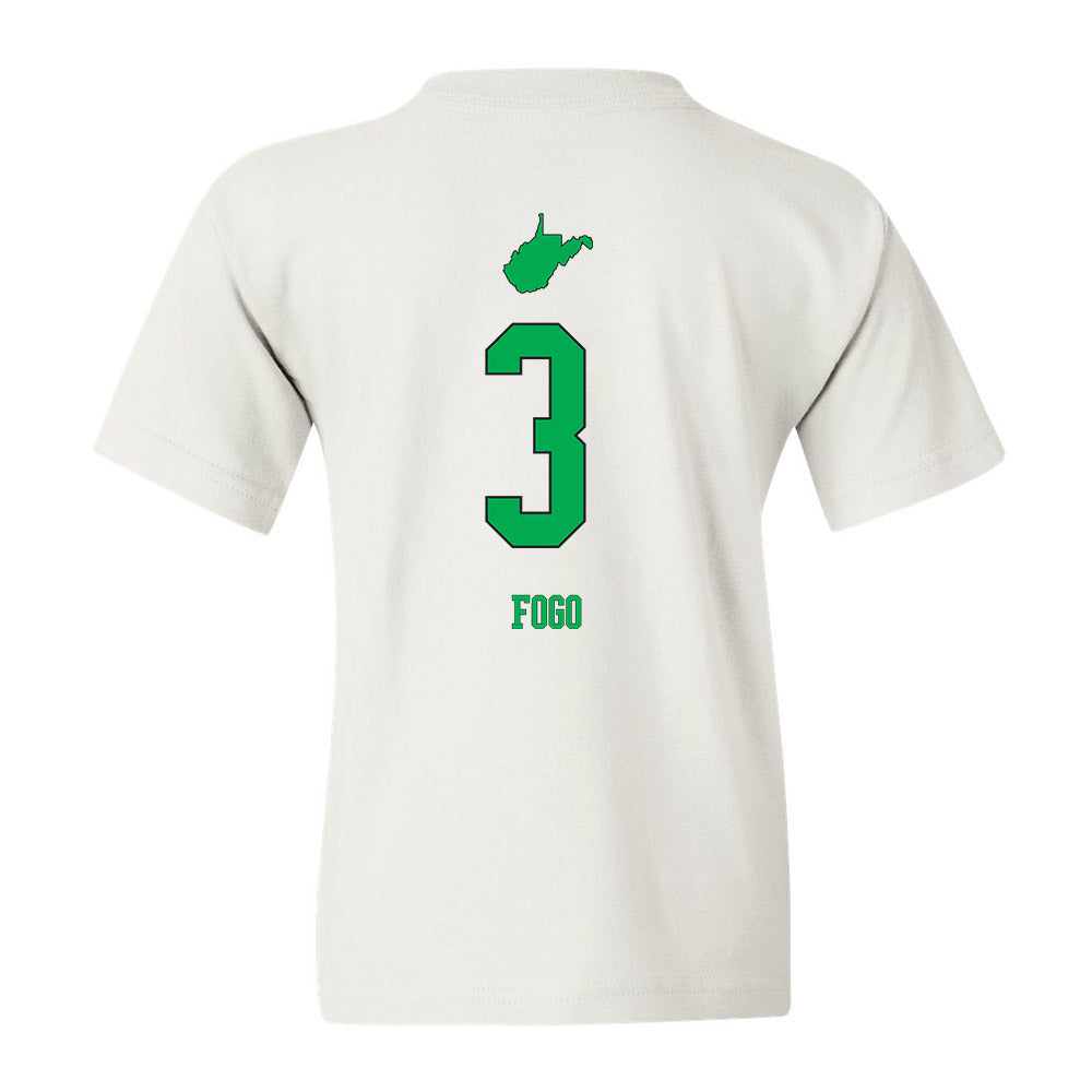 Marshall - NCAA Women's Volleyball : Olivia Fogo - White Replica Shersey Youth T-Shirt