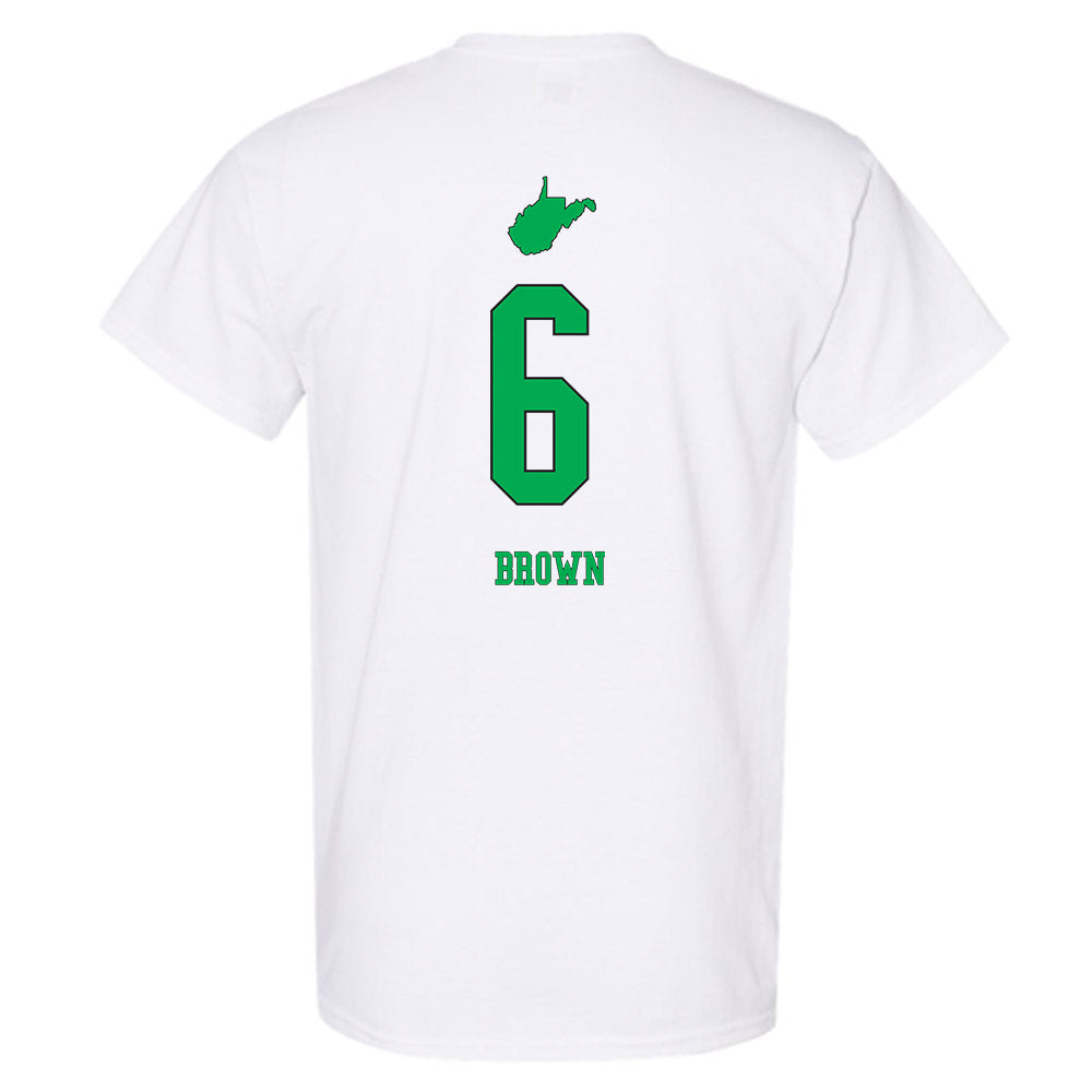 Marshall - NCAA Women's Volleyball : Brynn Brown - White Replica Shersey Short Sleeve T-Shirt