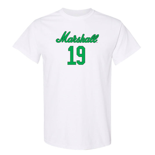 Marshall - NCAA Women's Volleyball : Breanna Ginley - White Replica Shersey Short Sleeve T-Shirt