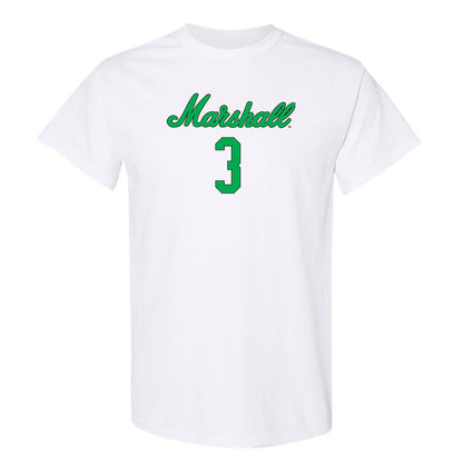 Marshall - NCAA Women's Volleyball : Olivia Fogo - White Replica Shersey Short Sleeve T-Shirt