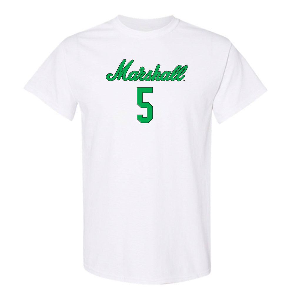 Marshall - NCAA Women's Volleyball : Beatrice Ciccarelli - White Replica Shersey Short Sleeve T-Shirt