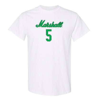 Marshall - NCAA Women's Volleyball : Beatrice Ciccarelli - White Replica Shersey Short Sleeve T-Shirt