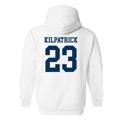 Old Dominion - NCAA Women's Volleyball : Kate Kilpatrick - White Classic Shersey Hooded Sweatshirt