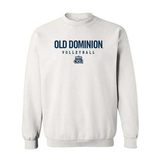 Old Dominion - NCAA Women's Volleyball : Olivia De Jesus - White Classic Shersey Sweatshirt