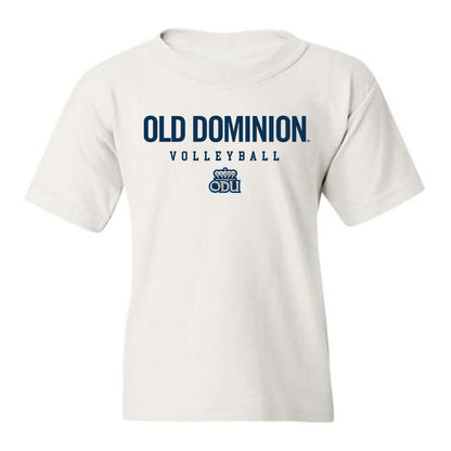 Old Dominion - NCAA Women's Volleyball : Bailey Burgess - White Classic Shersey Youth T-Shirt
