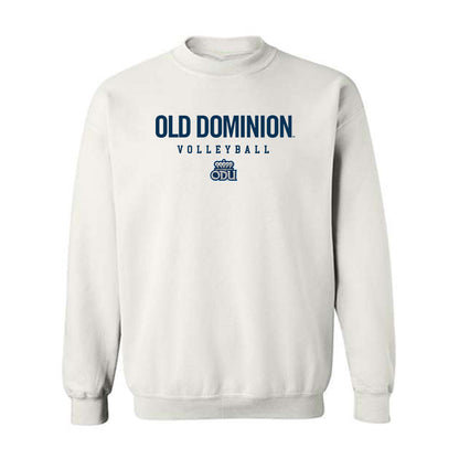 Old Dominion - NCAA Women's Volleyball : Myah Conway - White Classic Shersey Sweatshirt