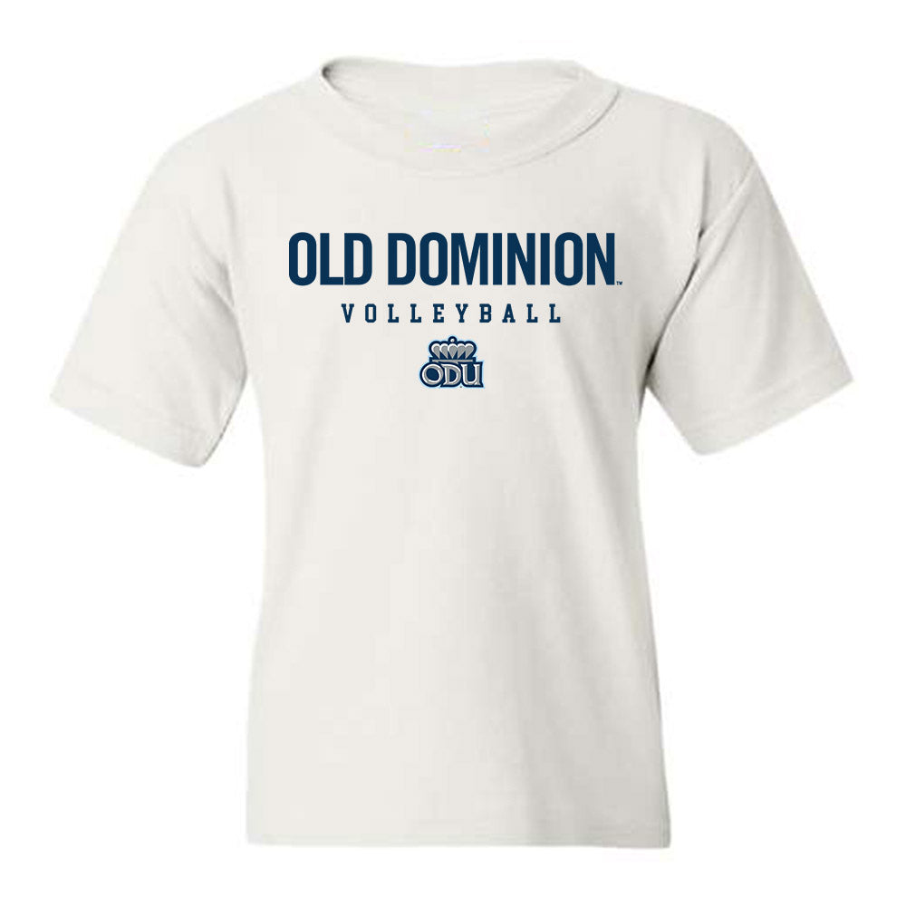 Old Dominion - NCAA Women's Volleyball : Olivia De Jesus - White Classic Shersey Youth T-Shirt