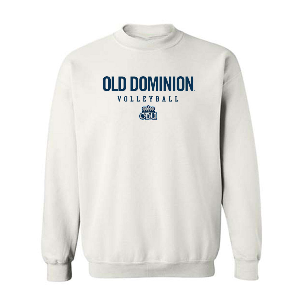 Old Dominion - NCAA Women's Volleyball : Kira Smith - White Classic Shersey Sweatshirt