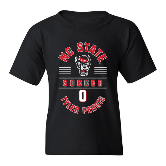 NC State - NCAA Men's Soccer : Tyler Perrie - Black Classic Fashion Shersey Youth T-Shirt