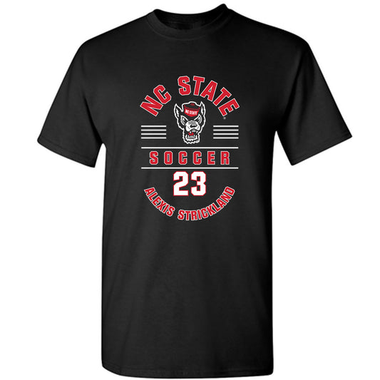 NC State - NCAA Women's Soccer : Alexis Strickland - Black Classic Fashion Shersey Short Sleeve T-Shirt