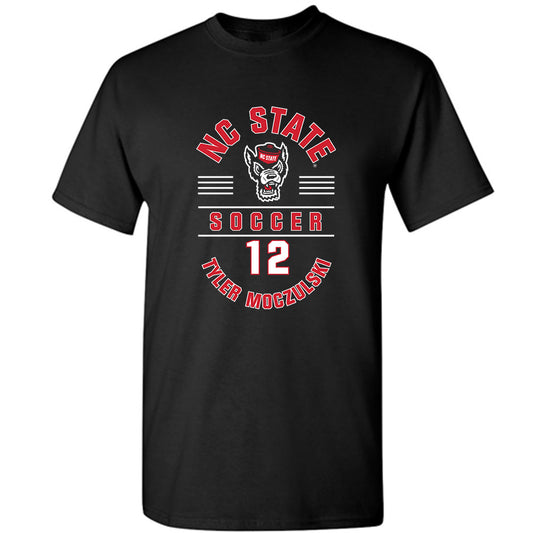 NC State - NCAA Men's Soccer : Tyler Moczulski - Black Classic Fashion Shersey Short Sleeve T-Shirt