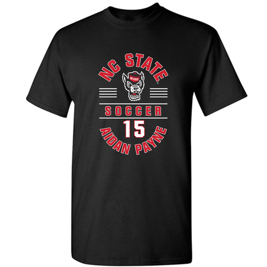 NC State - NCAA Men's Soccer : Aidan Payne - Black Classic Fashion Shersey Short Sleeve T-Shirt