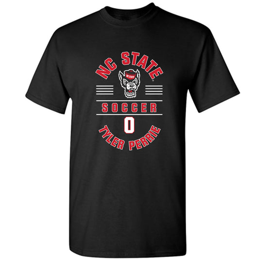 NC State - NCAA Men's Soccer : Tyler Perrie - Black Classic Fashion Shersey Short Sleeve T-Shirt