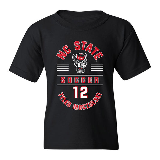 NC State - NCAA Men's Soccer : Tyler Moczulski - Black Classic Fashion Shersey Youth T-Shirt