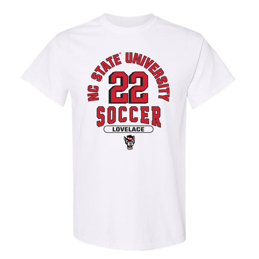 NC State - NCAA Men's Soccer : Drew Lovelace - Classic Fashion Shersey Short Sleeve T-Shirt