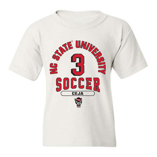 NC State - NCAA Men's Soccer : Gio Ceja - Classic Fashion Shersey Youth T-Shirt