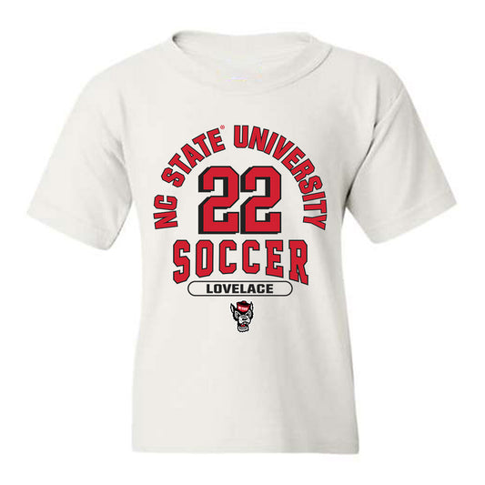 NC State - NCAA Men's Soccer : Drew Lovelace - Classic Fashion Shersey Youth T-Shirt