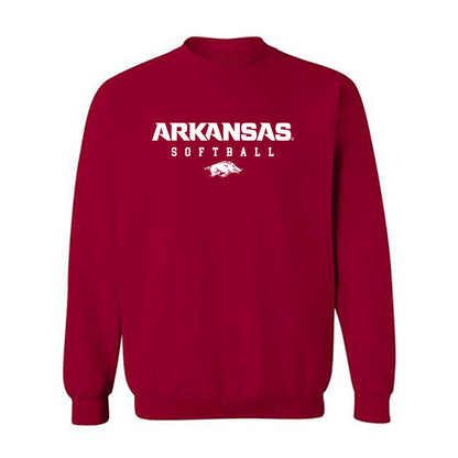 Arkansas - NCAA Softball : Ally Sockey - Crewneck Sweatshirt Classic Shersey