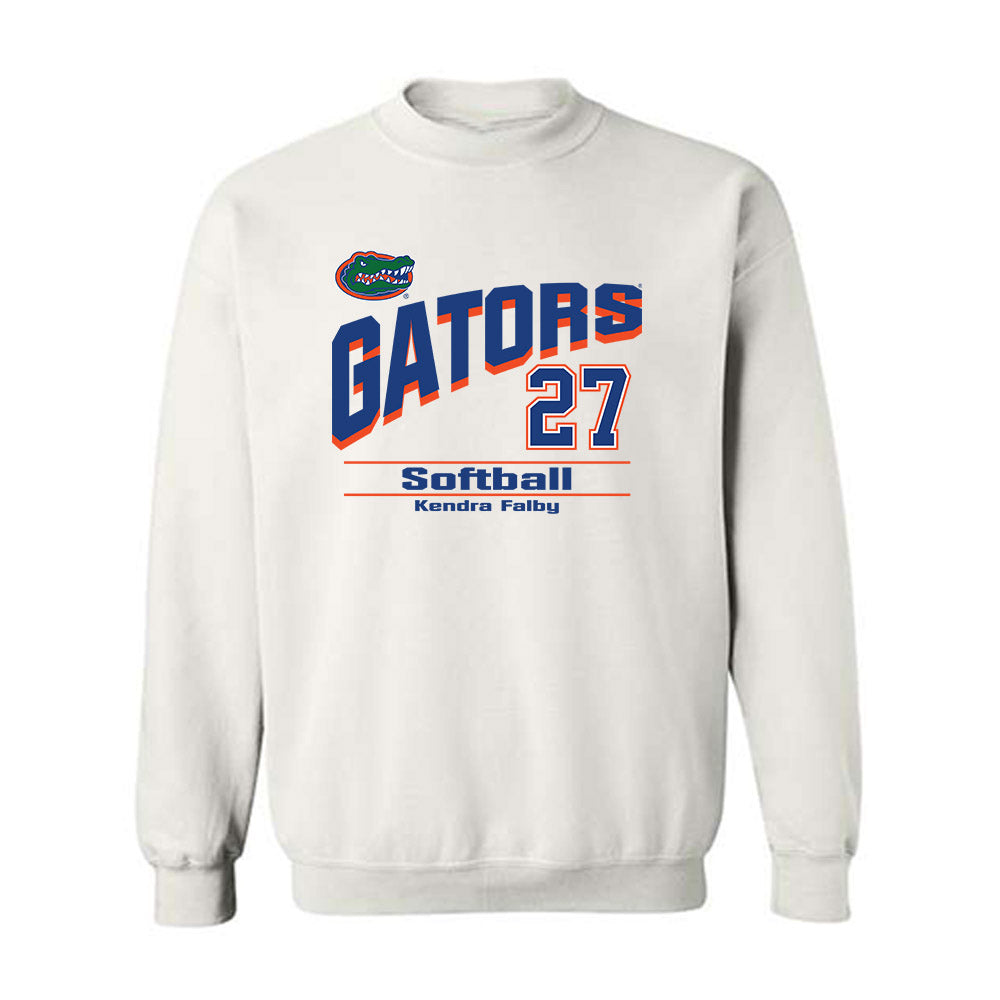 Florida - NCAA Softball : Kendra Falby - Crewneck Sweatshirt Classic Shersey